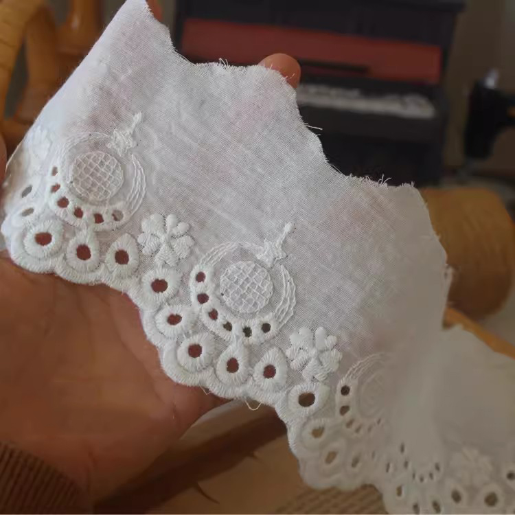 Floral Embroidery Lace Trim Width 8-15 cm EF0114