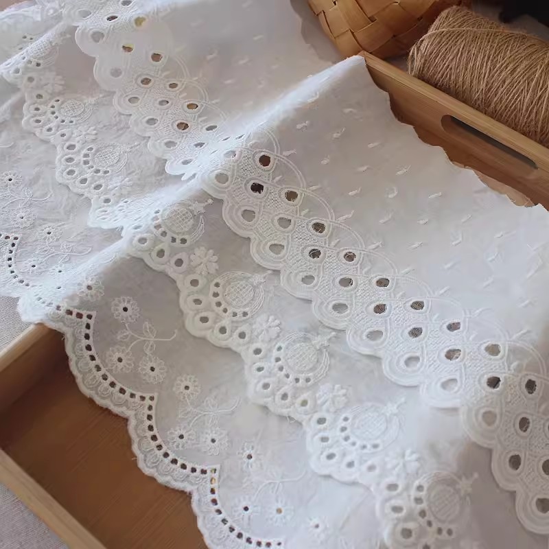Floral Embroidery Lace Trim Width 8-15 cm EF0114