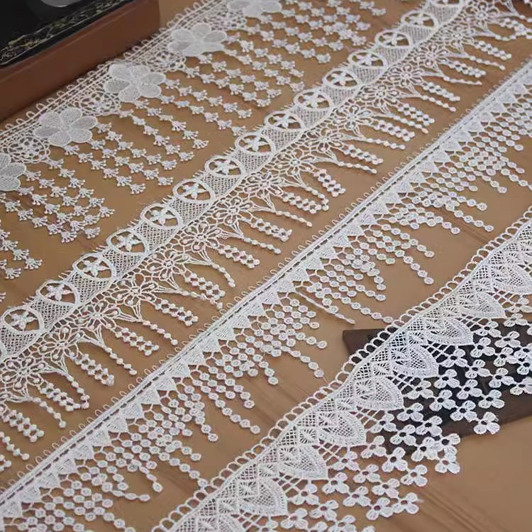Flower Tassel 3D Lace Trim Width 7-9 cm LT0366-Lace Fabric Shop