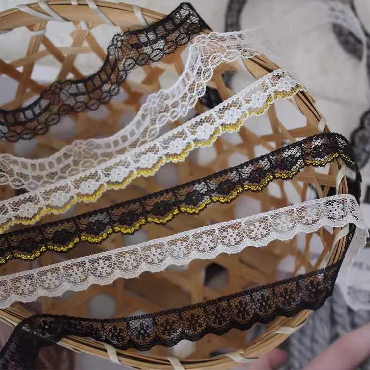 Gold Lace Trim Strap 3 Yards Width 1 cm LT0459