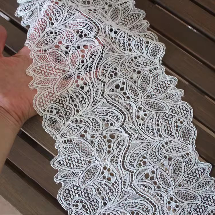 Hollow Elastic Lace Trimming Fabric 17-18 cm LT0405