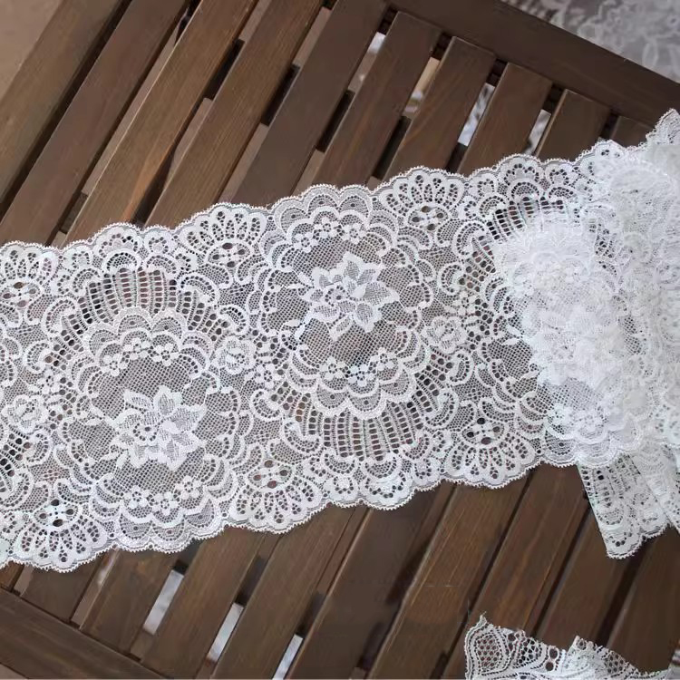 Hollow Elastic Lace Trimming Fabric 17-18 cm LT0405