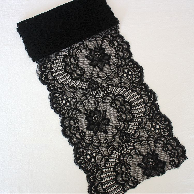 Hollow Elastic Lace Trimming Fabric 17-18 cm LT0405