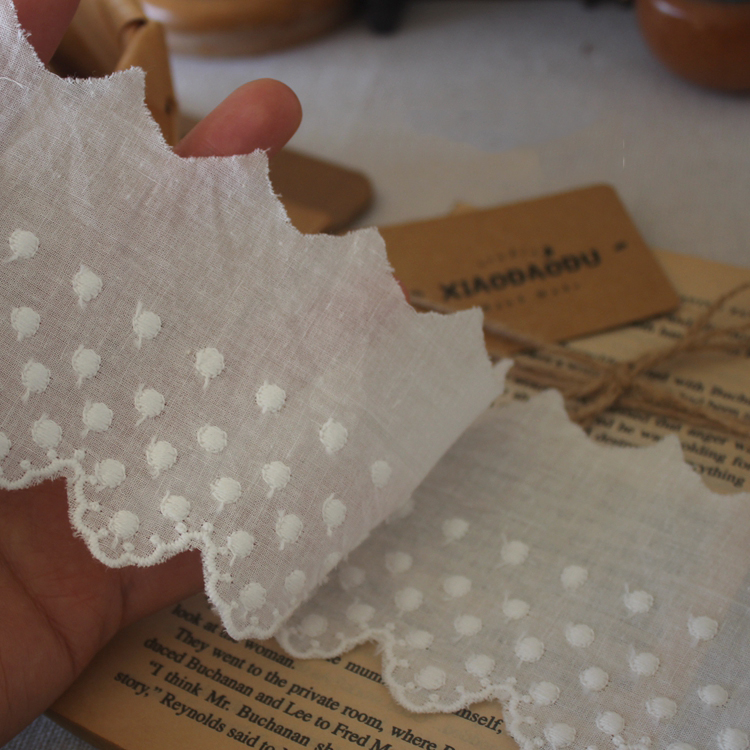 Hollow Sewing Eyelet Fabric Width 6-7 cm EF0080-Lace Fabric Shop