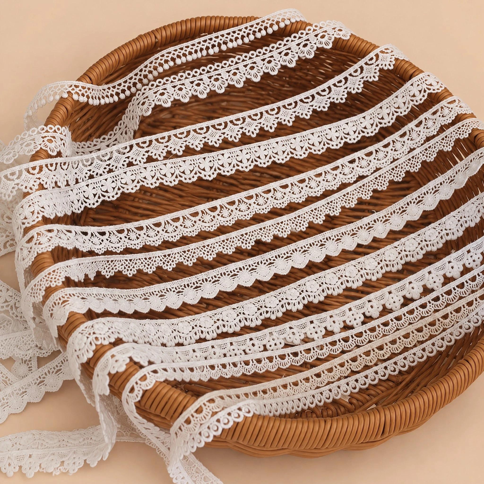 1 Meter Floral Guipure Lace Trim for DIY Crafts Width 1-2 cm LT0027