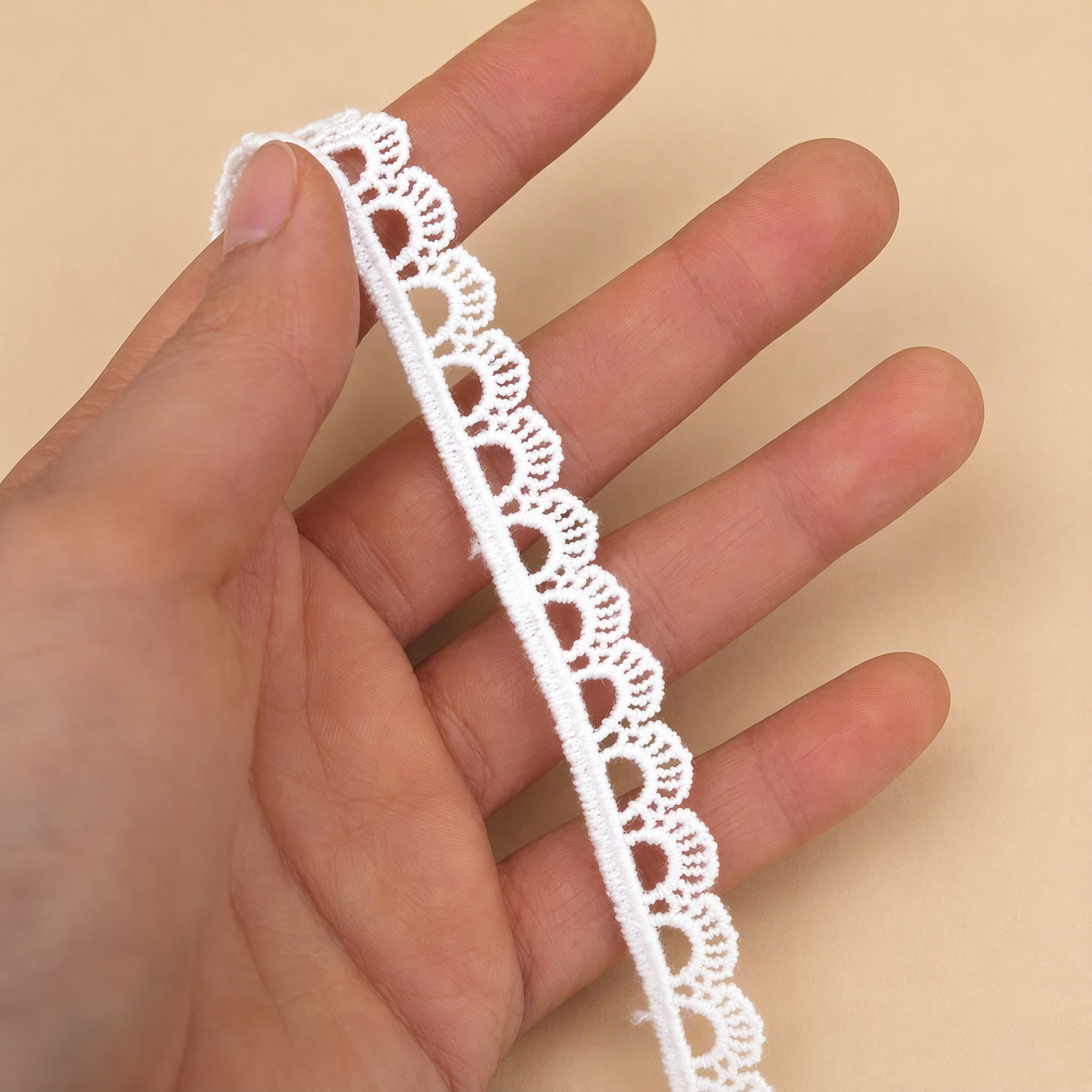 1 Meter Floral Guipure Lace Trim for DIY Crafts Width 1-2 cm LT0027
