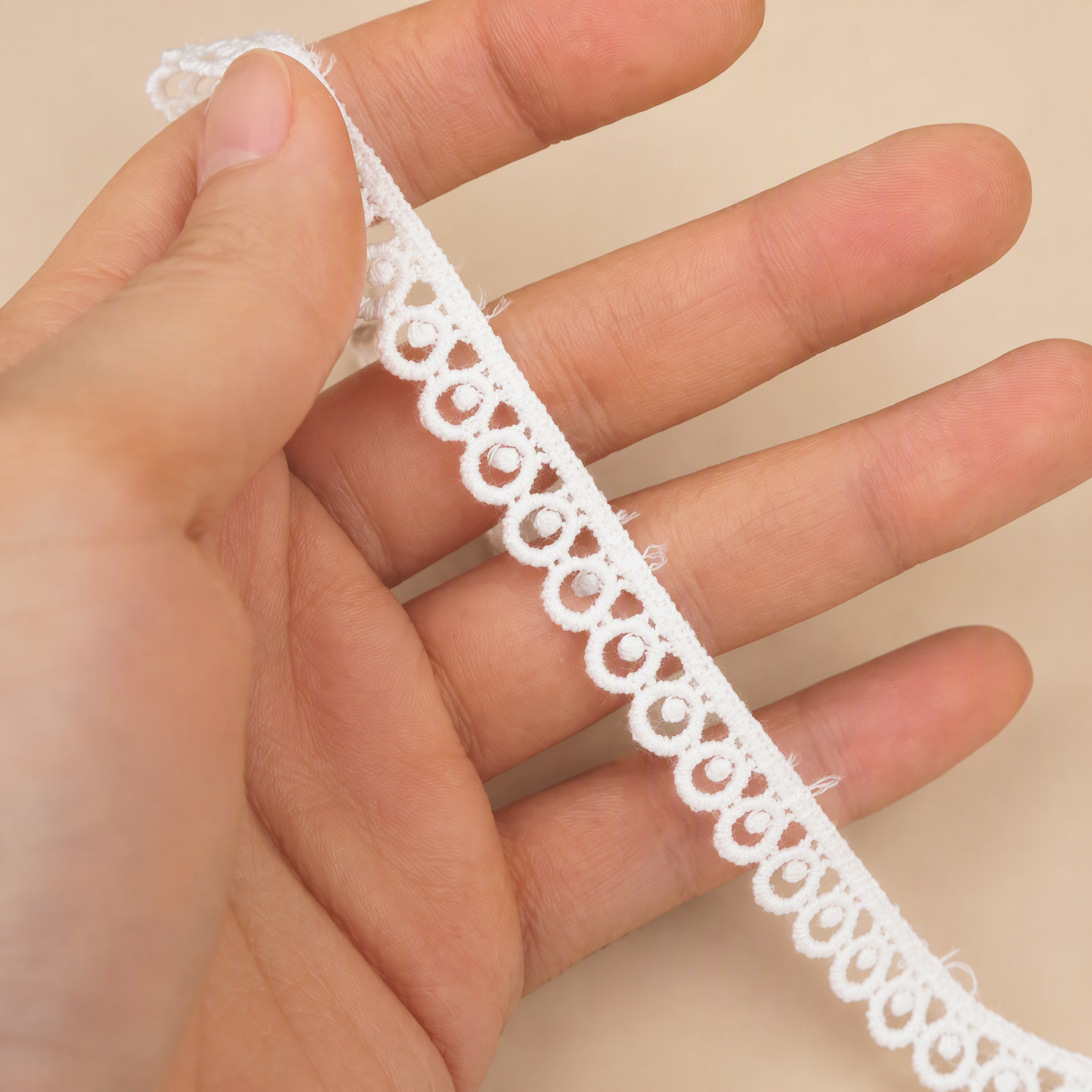 1 Meter Floral Guipure Lace Trim for DIY Crafts Width 1-2 cm LT0027