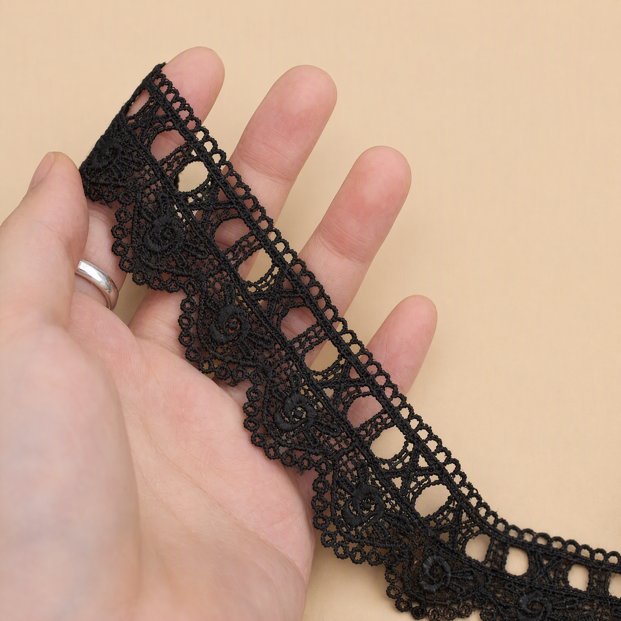1 Meter Decorative Lace Trim for Wedding Dresses Width 2-7 cm LT0166