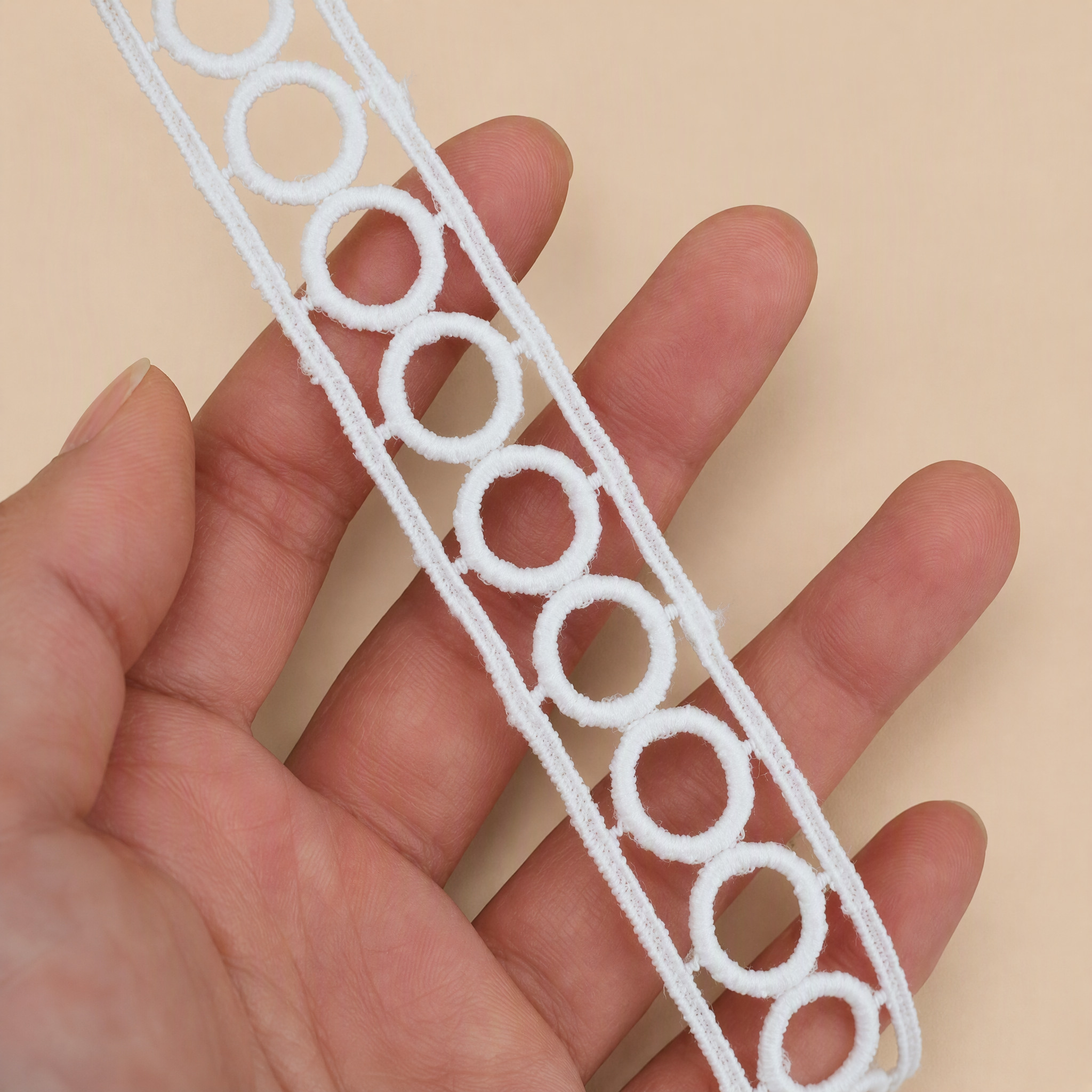 1 Meter Circular Lace Trim for Belt & Shoulder Strap Accessories Width 1-2 cm LT0193