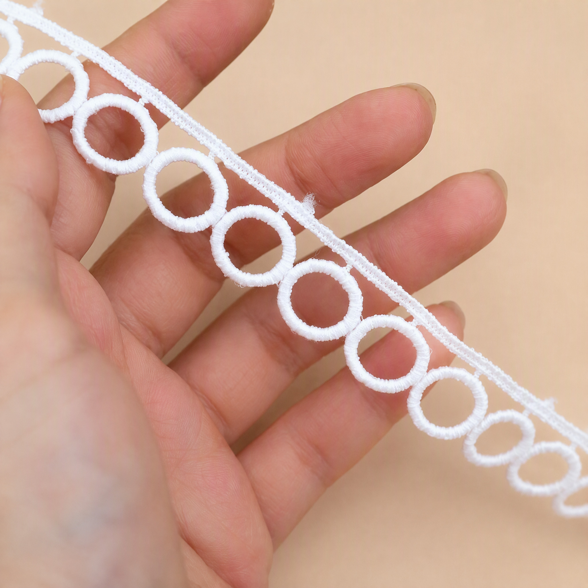 1 Meter Circular Lace Trim for Belt & Shoulder Strap Accessories Width 1-2 cm LT0193