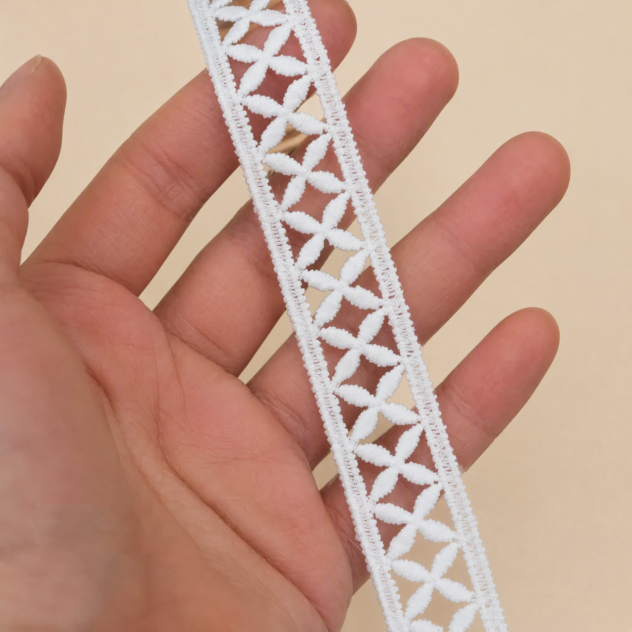1 Meter Hollow Lace Trim for Garment Embellishment Width 2-6 cm LT0308