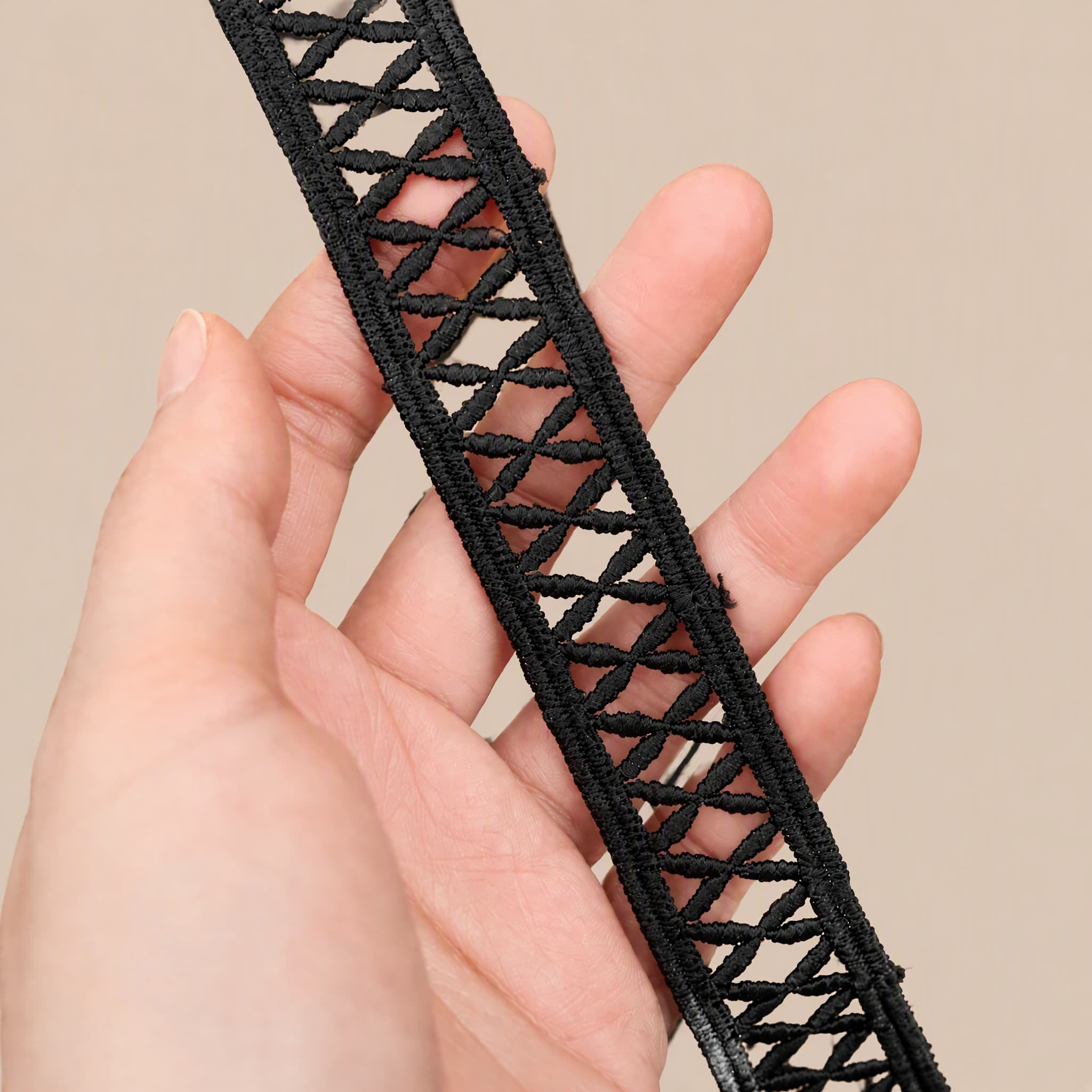 1 Meter Hollow Lace Trim for Garment Embellishment Width 2-6 cm LT0308