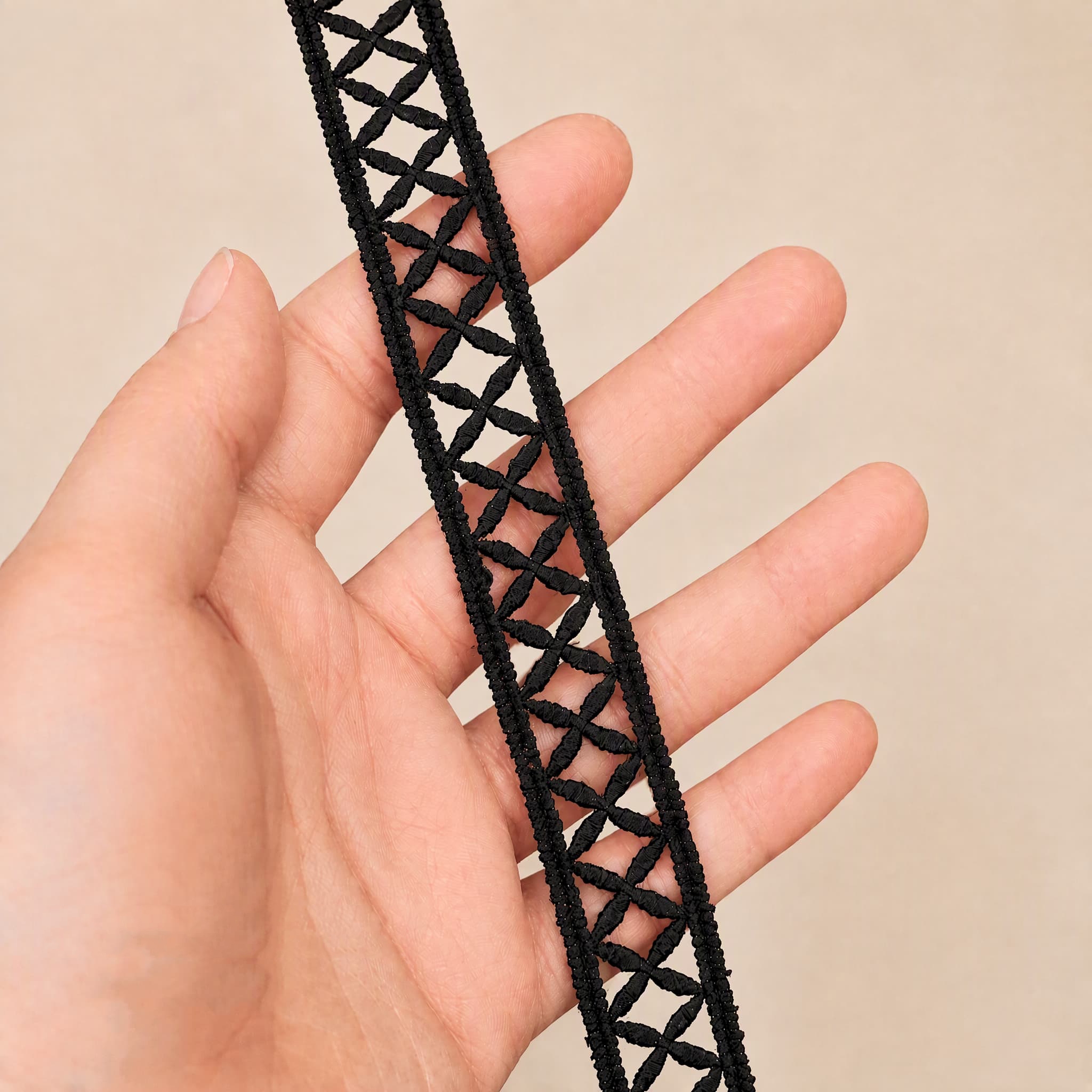1 Meter Hollow Lace Trim for Garment Embellishment Width 2-6 cm LT0308