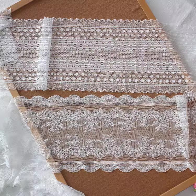 Lingerie Sewing Elastic Lace Fabric 18 cm LT0414