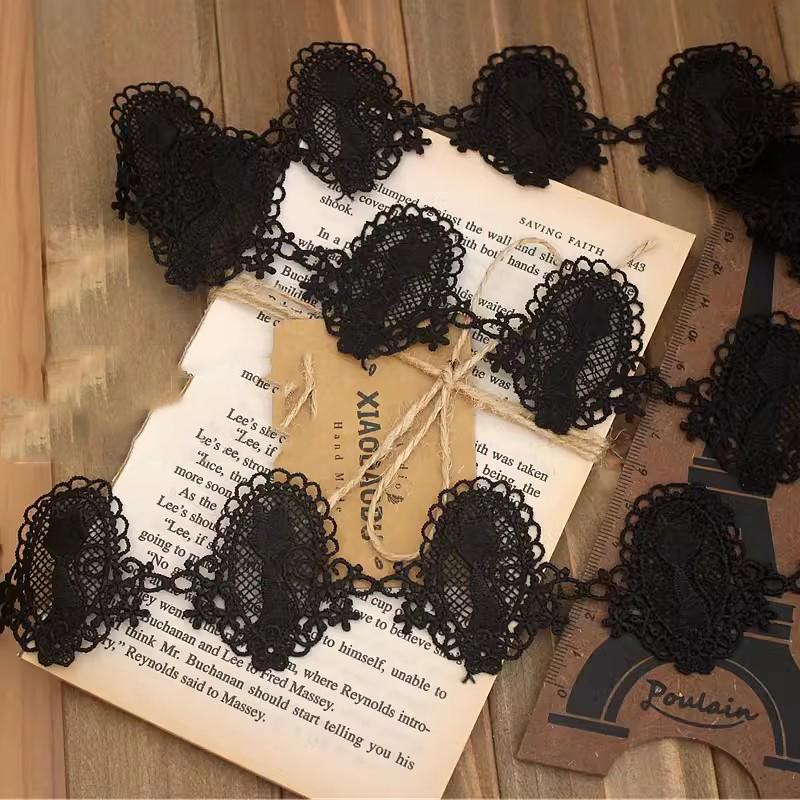 Love Cat Guipure Lace Trim Width 5 cm LT0364-Lace Fabric Shop