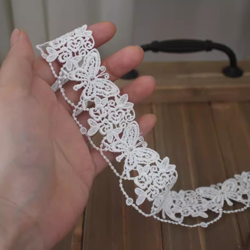 Love Cat Guipure Lace Trim Width 5 cm LT0364-Lace Fabric Shop