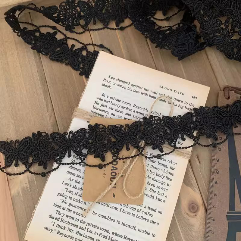 Love Cat Guipure Lace Trim Width 5 cm LT0364-Lace Fabric Shop