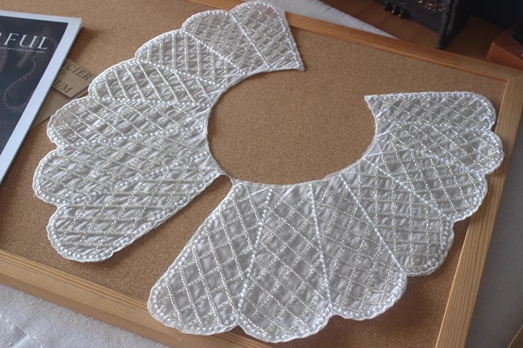 Embroidery sewing collar clothing accessories LC0015-Lace Fabric Shop