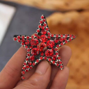 6#Red Star 5.5X5.1 cm