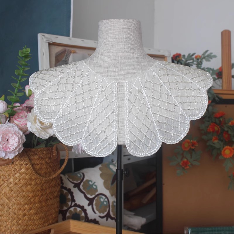 Embroidery sewing collar clothing accessories LC0015-Lace Fabric Shop
