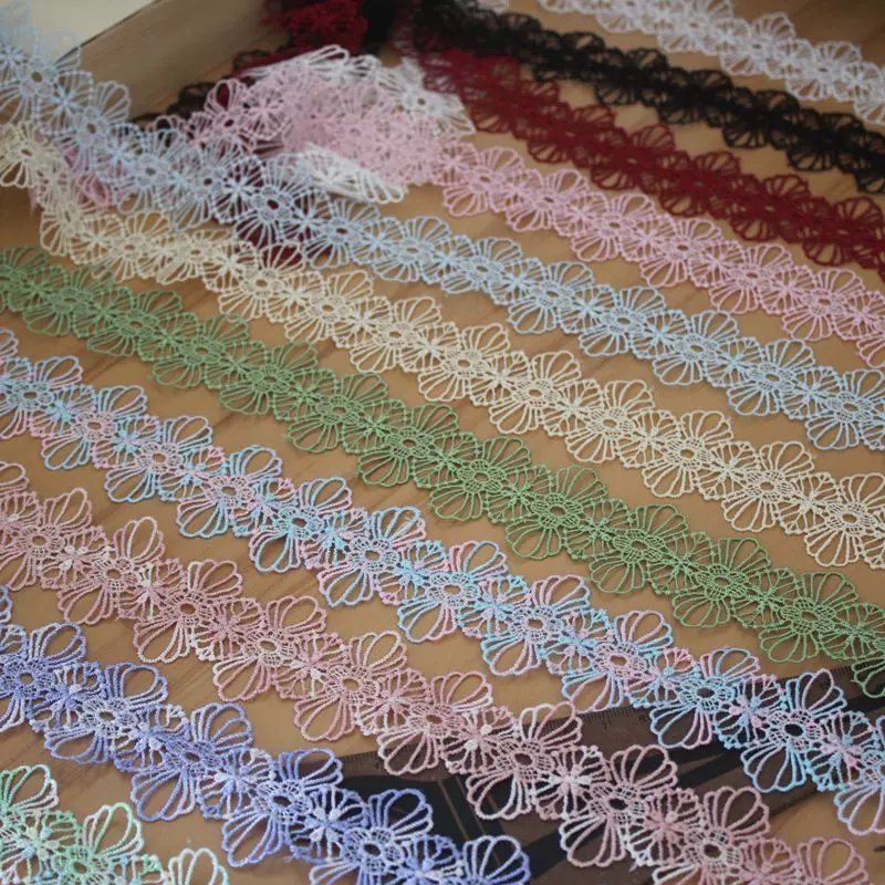 Pink Lace Trim 8 Colors 1 Yard Width 4 cm LT0467