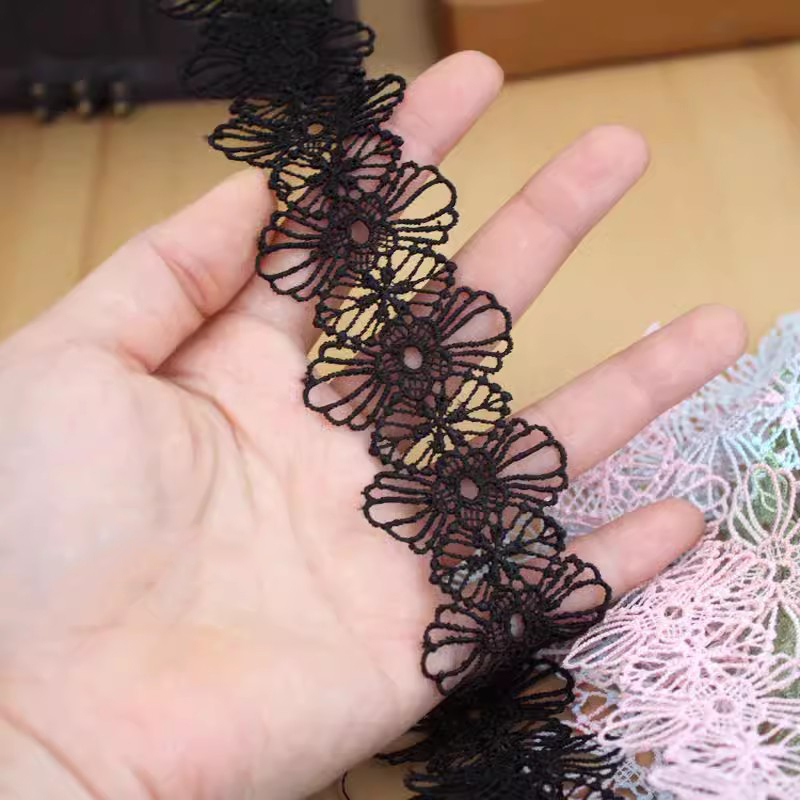 Pink Lace Trim 8 Colors 1 Yard Width 4 cm LT0467