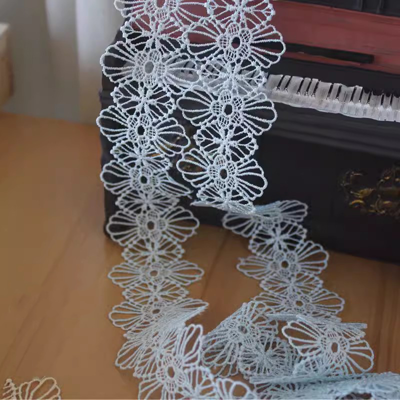 Pink Lace Trim 8 Colors 1 Yard Width 4 cm LT0467