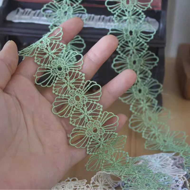 Pink Lace Trim 8 Colors 1 Yard Width 4 cm LT0467