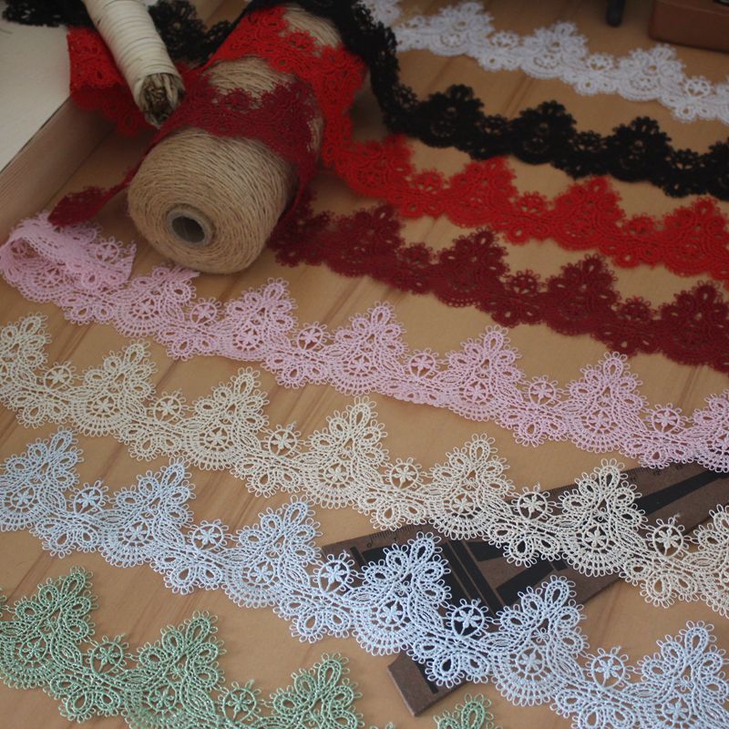 Red Lace Trim 1 Yard Width 5.6 cm LT0469