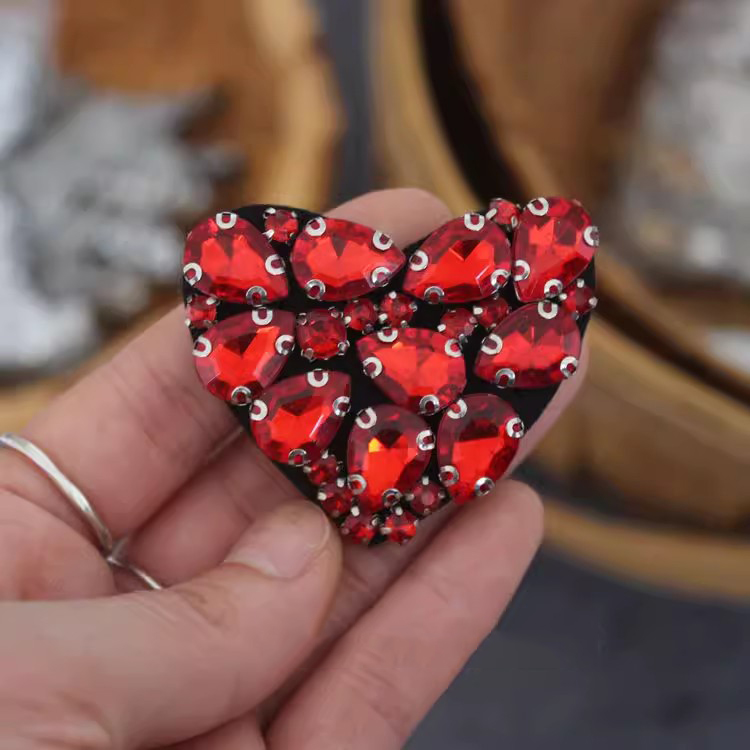 Rhinestone Beaded Cloth Stickers BA0029