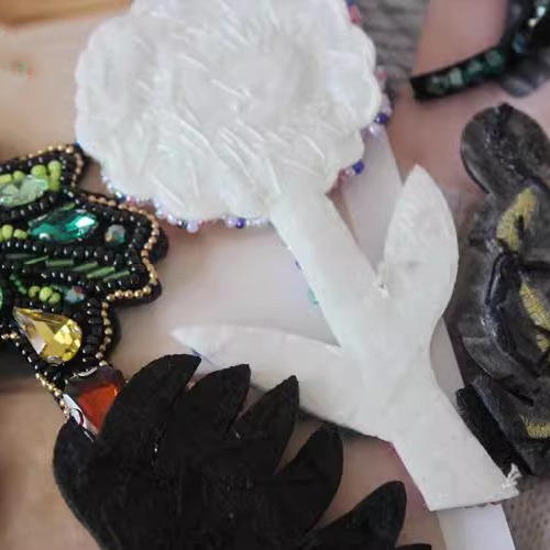 Rhinestone Cloth Brooch Accessories BA0057