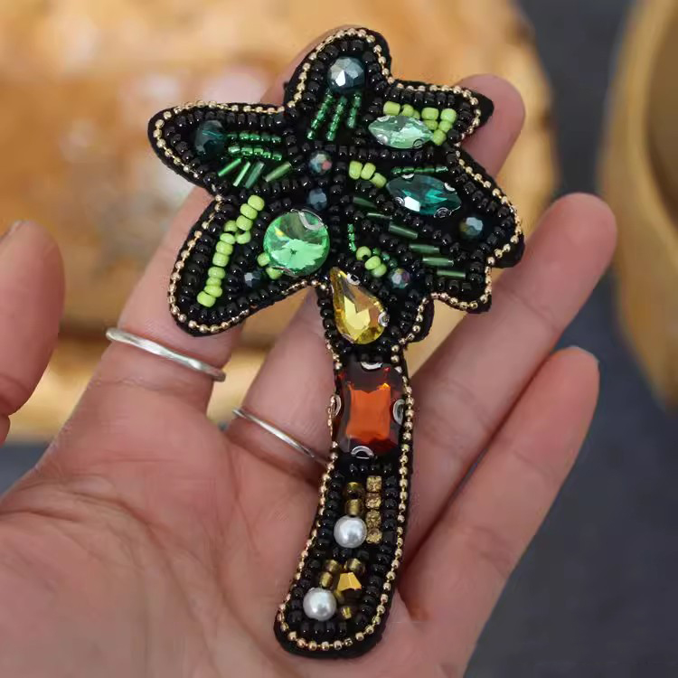 Rhinestone Cloth Brooch Accessories BA0057