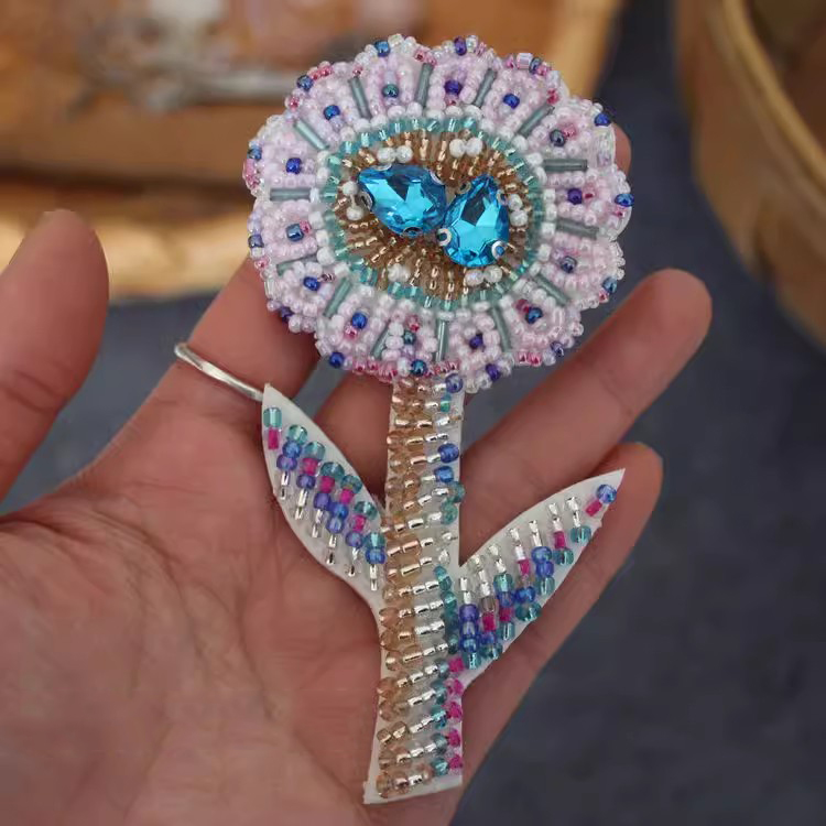 Rhinestone Cloth Brooch Accessories BA0057