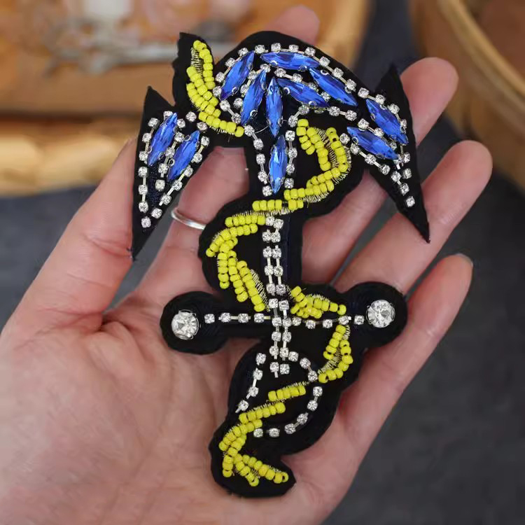 Rhinestone Cloth Brooch Accessories BA0057