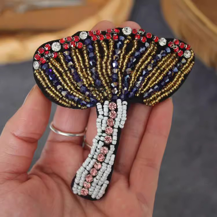 Rhinestone Cloth Brooch Accessories BA0057