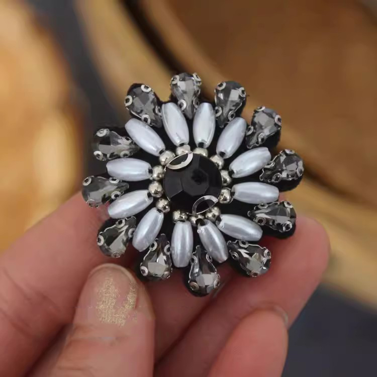 Rhinestone Cloth Patch Accessories BA0077