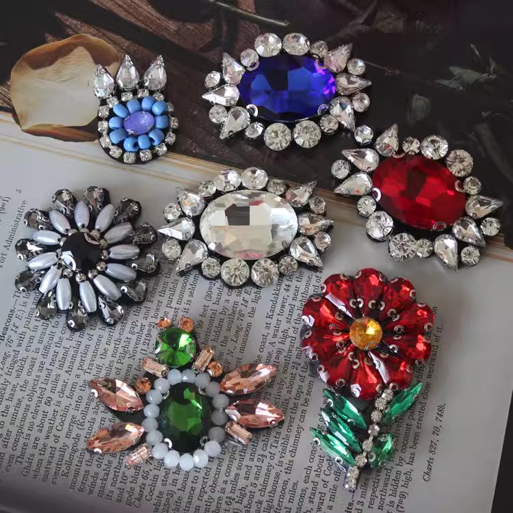 Rhinestone Cloth Patch Accessories BA0077