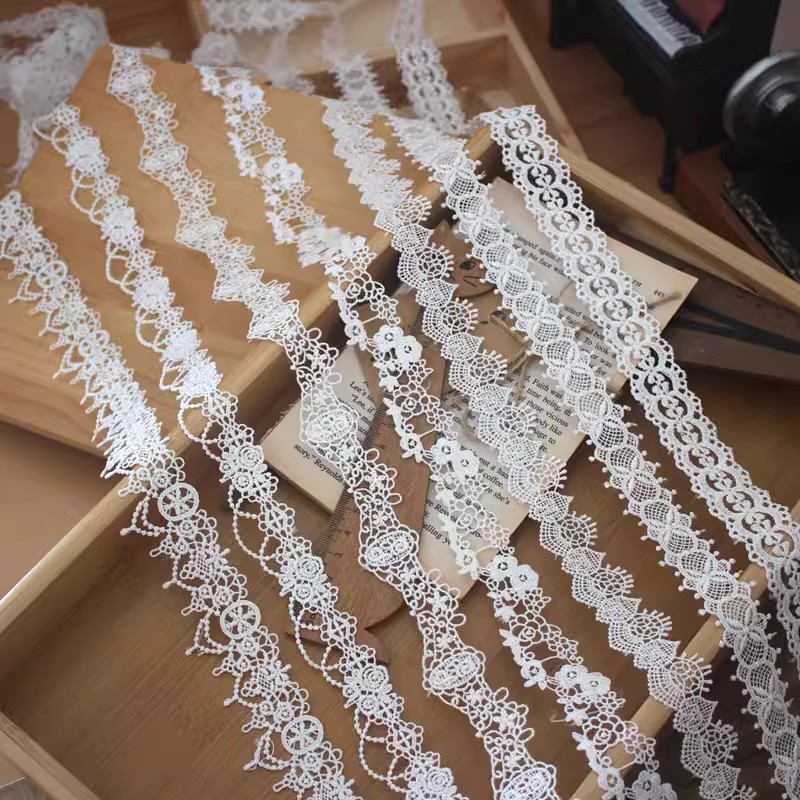 Rose Chain Hollow Lace Trim Width 2-5 cm LT0365-Lace Fabric Shop