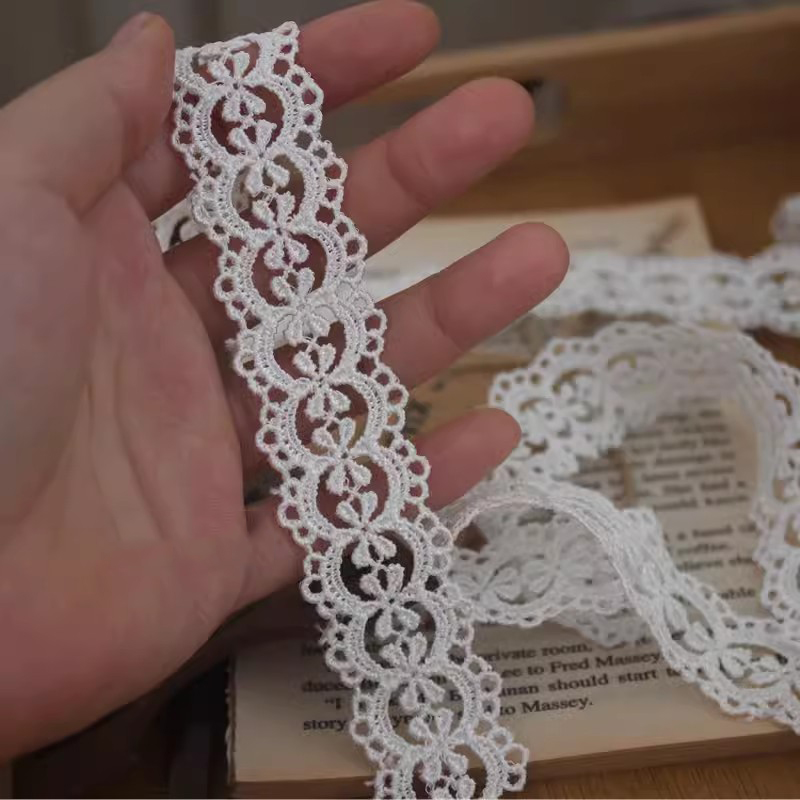 Rose Chain Hollow Lace Trim Width 2-5 cm LT0365-Lace Fabric Shop