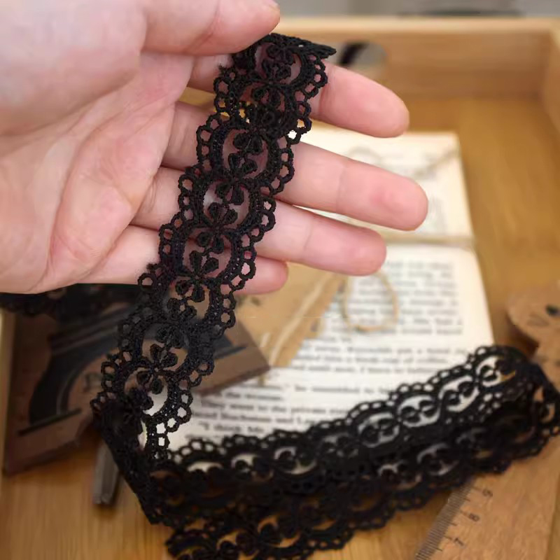 Rose Chain Hollow Lace Trim Width 2-5 cm LT0365-Lace Fabric Shop