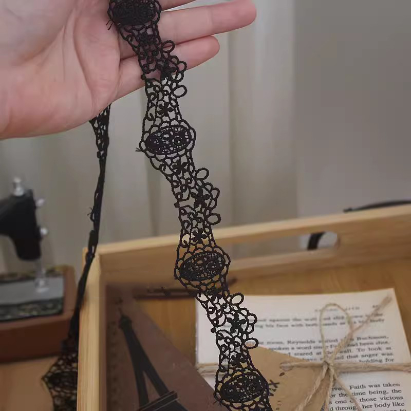 Rose Chain Hollow Lace Trim Width 2-5 cm LT0365-Lace Fabric Shop