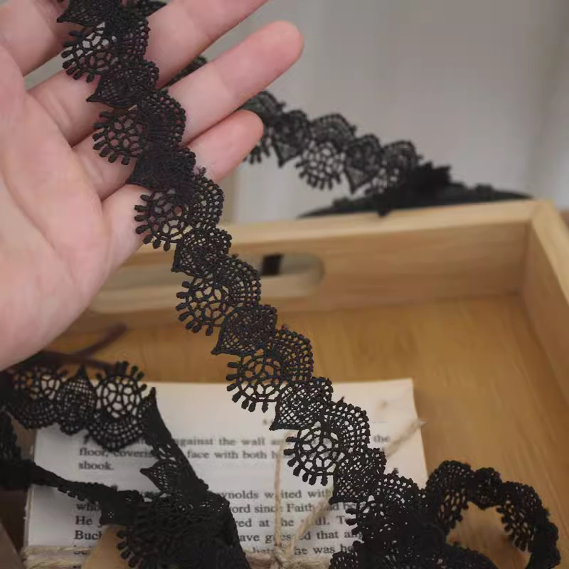 Rose Chain Hollow Lace Trim Width 2-5 cm LT0365-Lace Fabric Shop