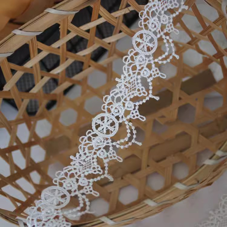 Rose Chain Hollow Lace Trim Width 2-5 cm LT0365-Lace Fabric Shop