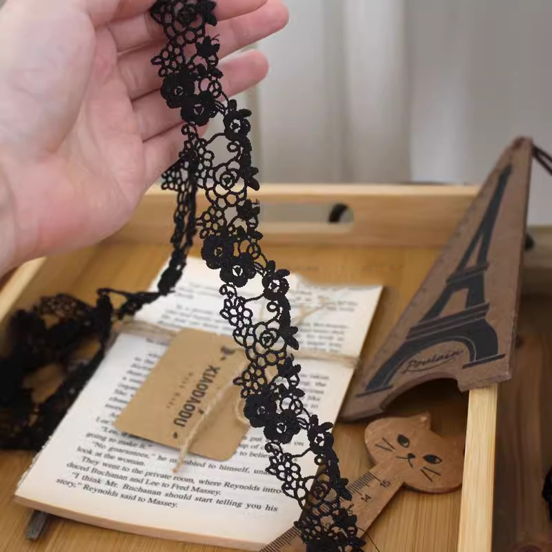 Rose Chain Hollow Lace Trim Width 2-5 cm LT0365-Lace Fabric Shop