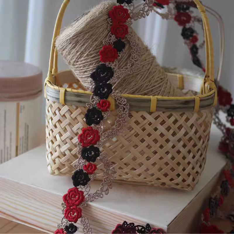 Rose Lace Fabric Trim 1 Yard Width 3.8 cm LT0470