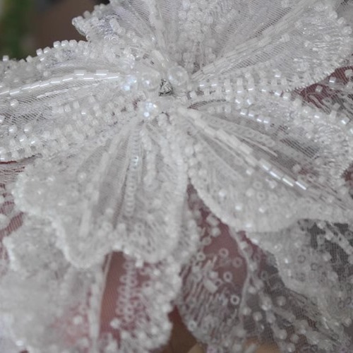 Sequin Flower Patch For DIY Dress BA0123