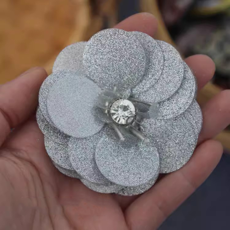 Sequins Beaded 3D Single Floral BT0029