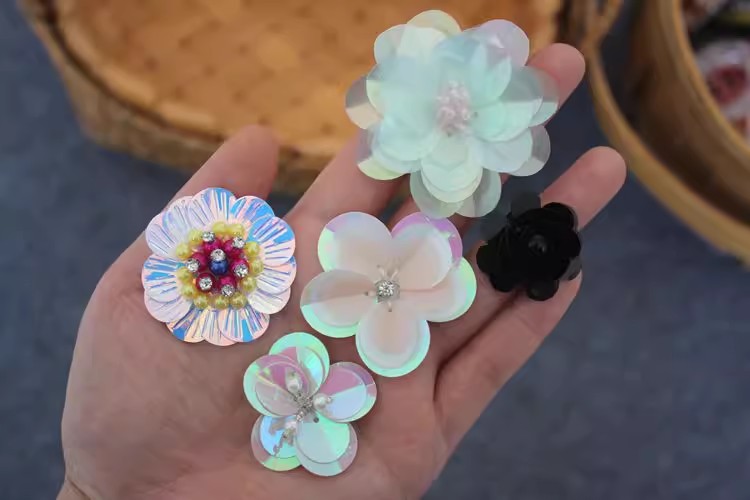 Sequins Beaded Accessories DIY Patch BA0009