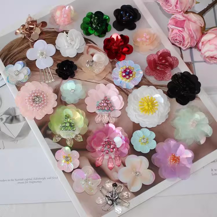 Sequins Beaded Accessories DIY Patch BA0009