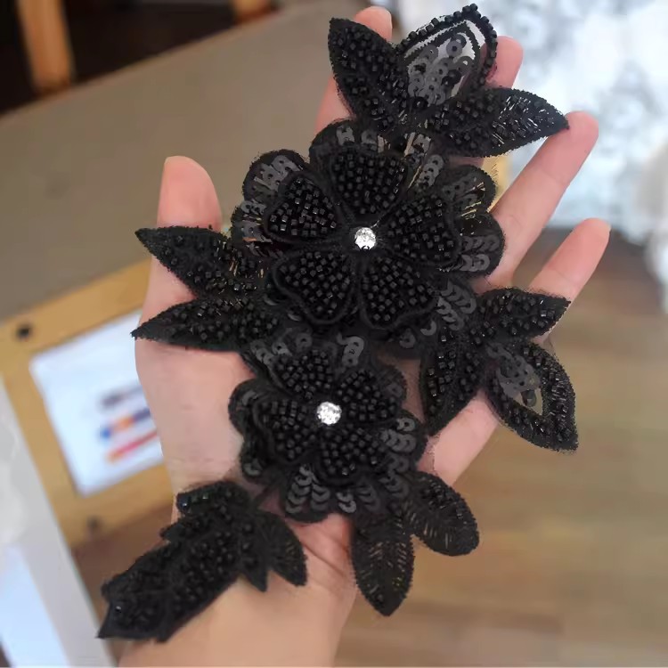 Sequins Beaded Cloth DIY Accessories BA0041